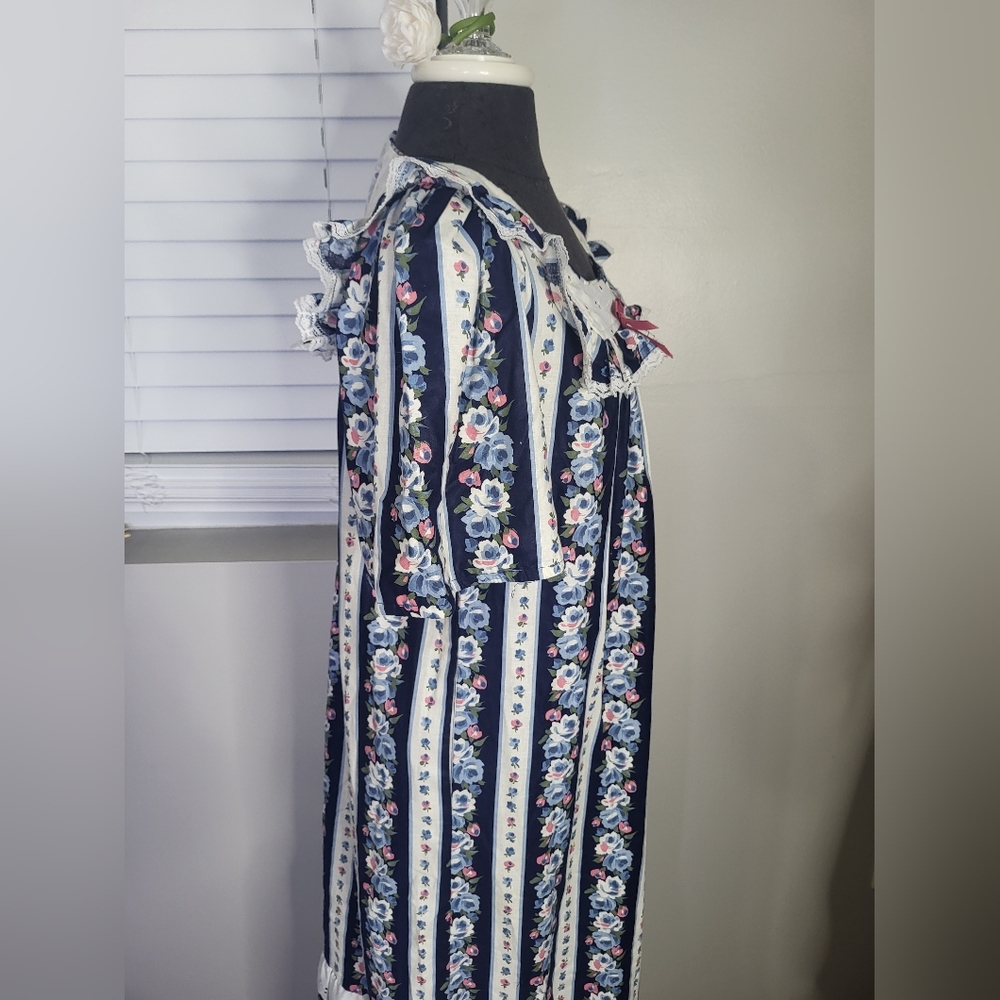 Vintage 70s Hawaiian Sun Babies for Liberty House Floral Dress - Picture 9 of 9